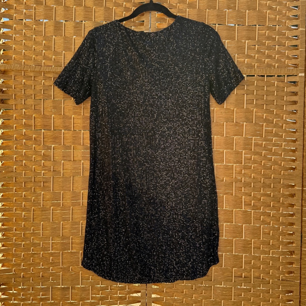 Steve Madden BB Dakota Black Sequenced Dress Women's Small NWT - Picture 6 of 6